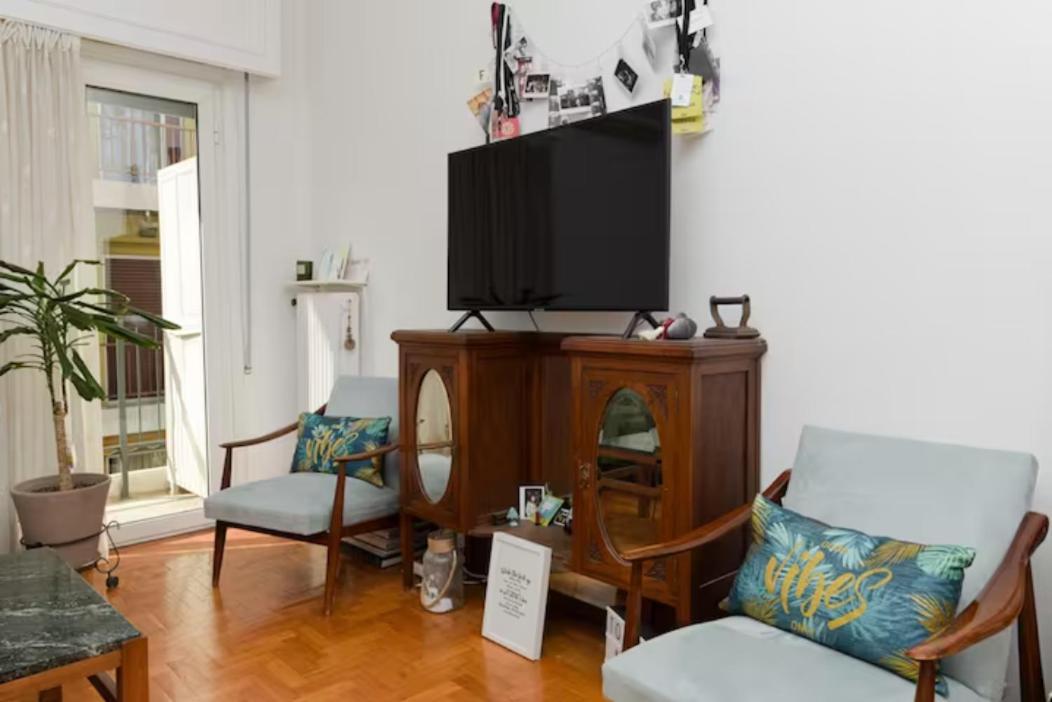 Urban-Vintage Choice 10 Minutes From Acropolis - One Bedroom Atene Esterno foto